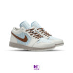 کتونی زنانه نایک ایر جردن 1 (IR7553-422) (Nike Air Jordan 1 Low Pinstripe Pack)