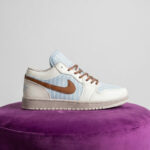 کتونی زنانه نایک ایر جردن 1 (IR7553-422) (Nike Air Jordan 1 Low Pinstripe Pack)
