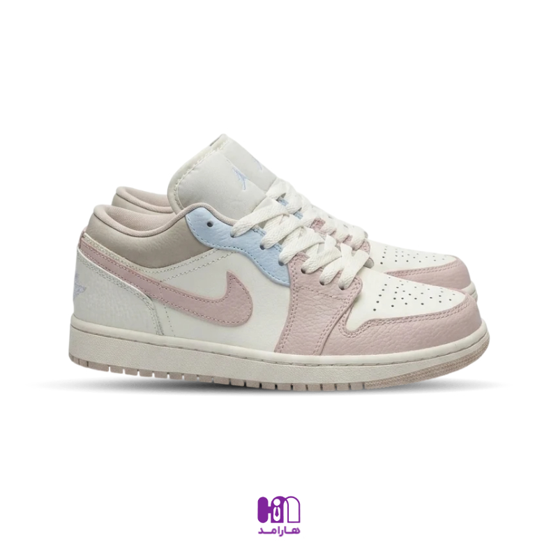 کتونی زنانه نایک ایر جردن 1 (IV3219-161) ( Nike Air Jordan 1 Low Soft Pink ) کتونی زنانه نایک ایر جردن 1 (IV3219-161) ( Nike Air Jordan 1 Low Soft Pink )