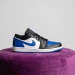 کتونی نایک ایر جردن 1 رویال تو (553558-140) (Nike Air Jordan 1 Low Royal Toe)
