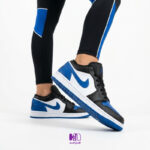 کتونی نایک ایر جردن 1 رویال تو (553558-140) (Nike Air Jordan 1 Low Royal Toe)