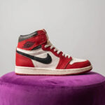 کتونی ساقدار نایک ایر جردن 1 شیکاگو (DZ5485-612) ( Nike Air Jordan 1 High OG Chicago Lost and Found )