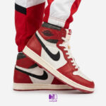 کتونی ساقدار نایک ایر جردن 1 شیکاگو (DZ5485-612) ( Nike Air Jordan 1 High OG Chicago Lost and Found )