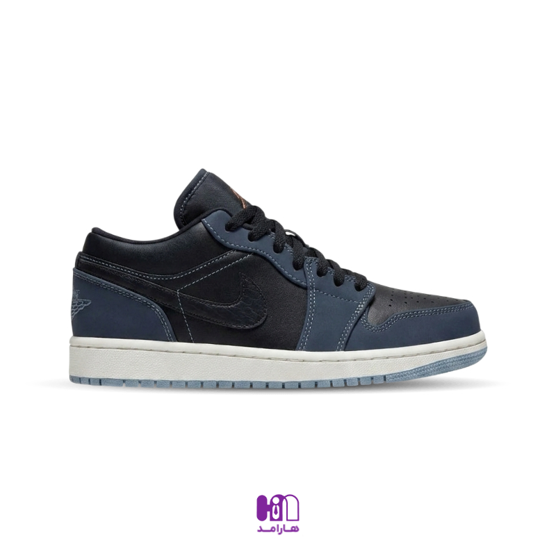 کتونی نایک ایر جردن 1 اسنیک اسکین (FJ5478-010) (Nike Air Jordan 1 Low Snakeskin)