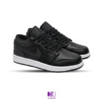 کتونی نایک ایر جردن 1 بلک الفنت (FB9907-001) (Nike Air Jordan 1 Low Black Elephant)